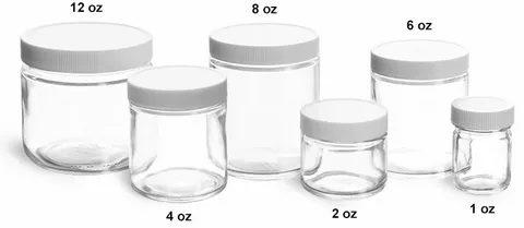 lab glass jars