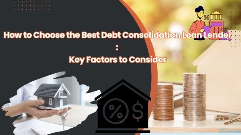 Debt Consolidation Loan Lender