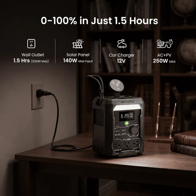 256Wh 300W Portable Power Station
